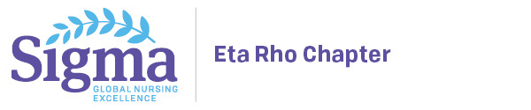 the logo for sigma global nursing excellence Eta Rho Chapter