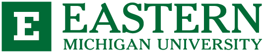 Green and white EMU logo