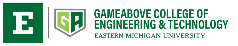 Game above college of engineering and technology logo