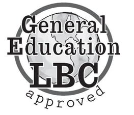 General Education LBC Approved black logo