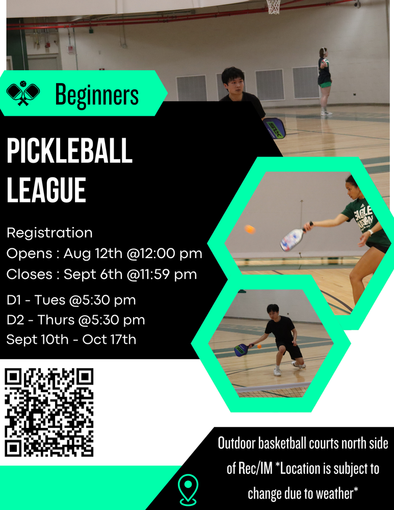 QR code for Beginners Pickleball league