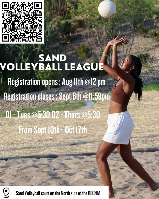 QR code for sand volleyball league