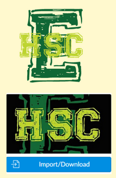 A screenshot of the HSC page logo in Canvas