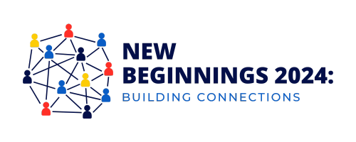 the logo for new beginnings 2024 building connections conference