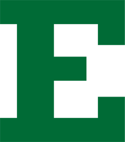 EMU green E logo